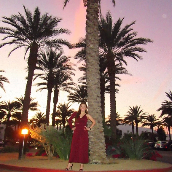 Wrap Crop Top and Wide Leg Pants 2 Piece Set New! - Picture 2 of 8